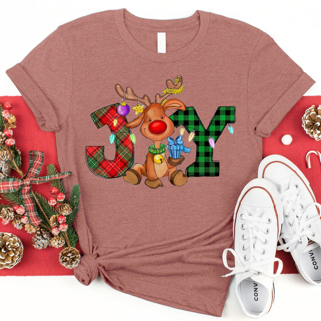 Joy Christmas Christian T-Shirt