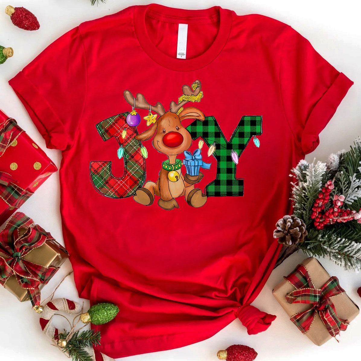 Joy Christmas Christian T-Shirt