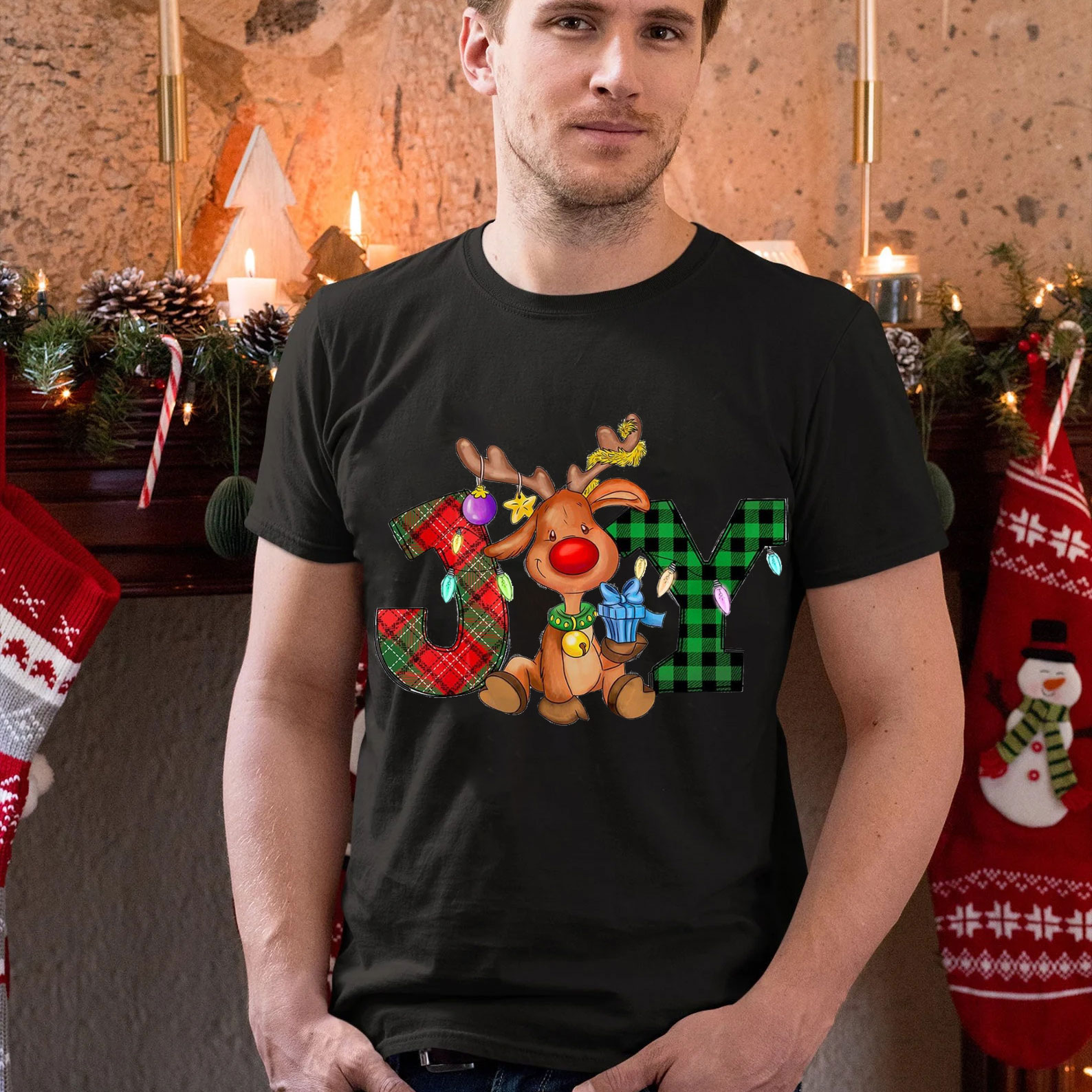 Joy Christmas Christian T-Shirt
