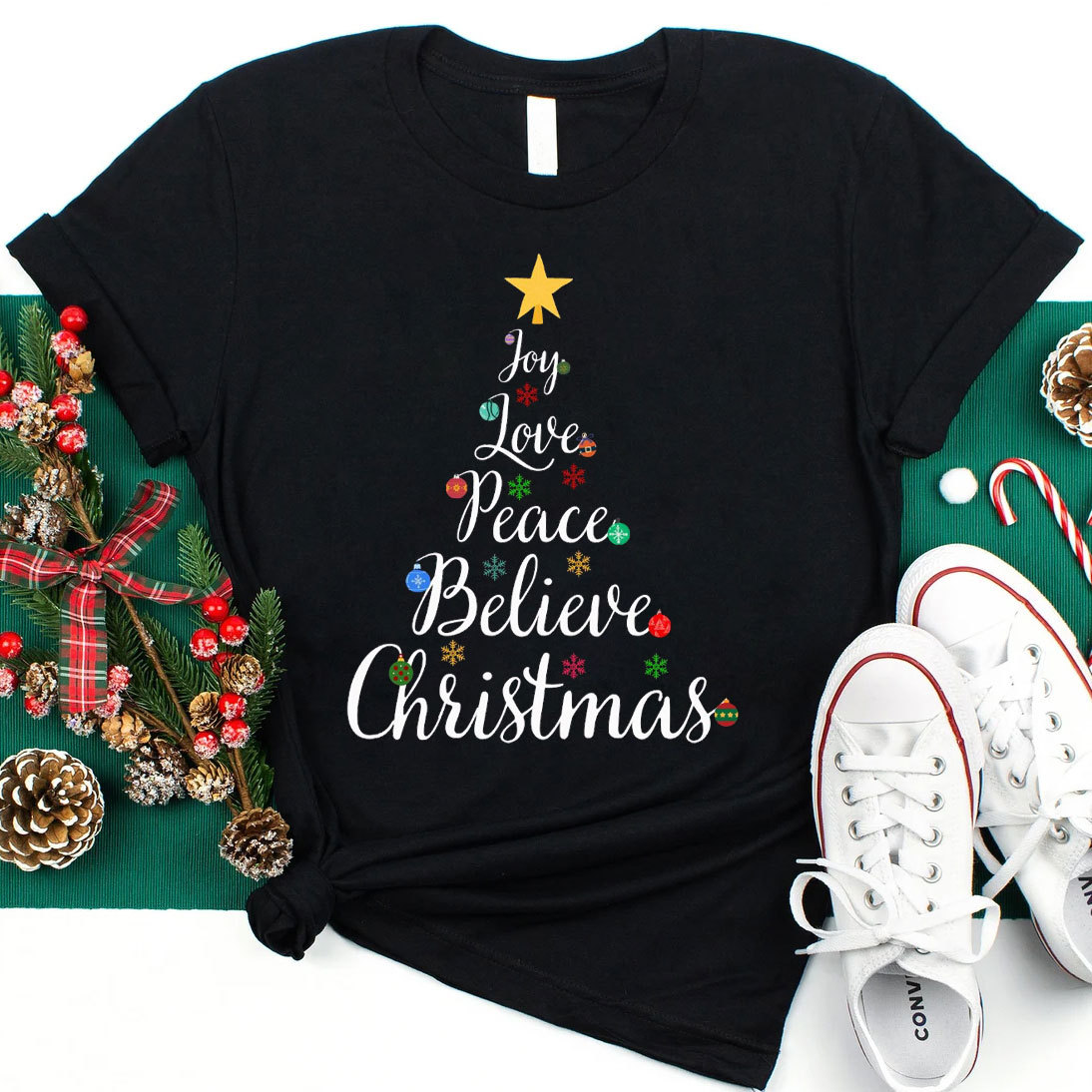 Joy In Christmas Christian T-Shirt