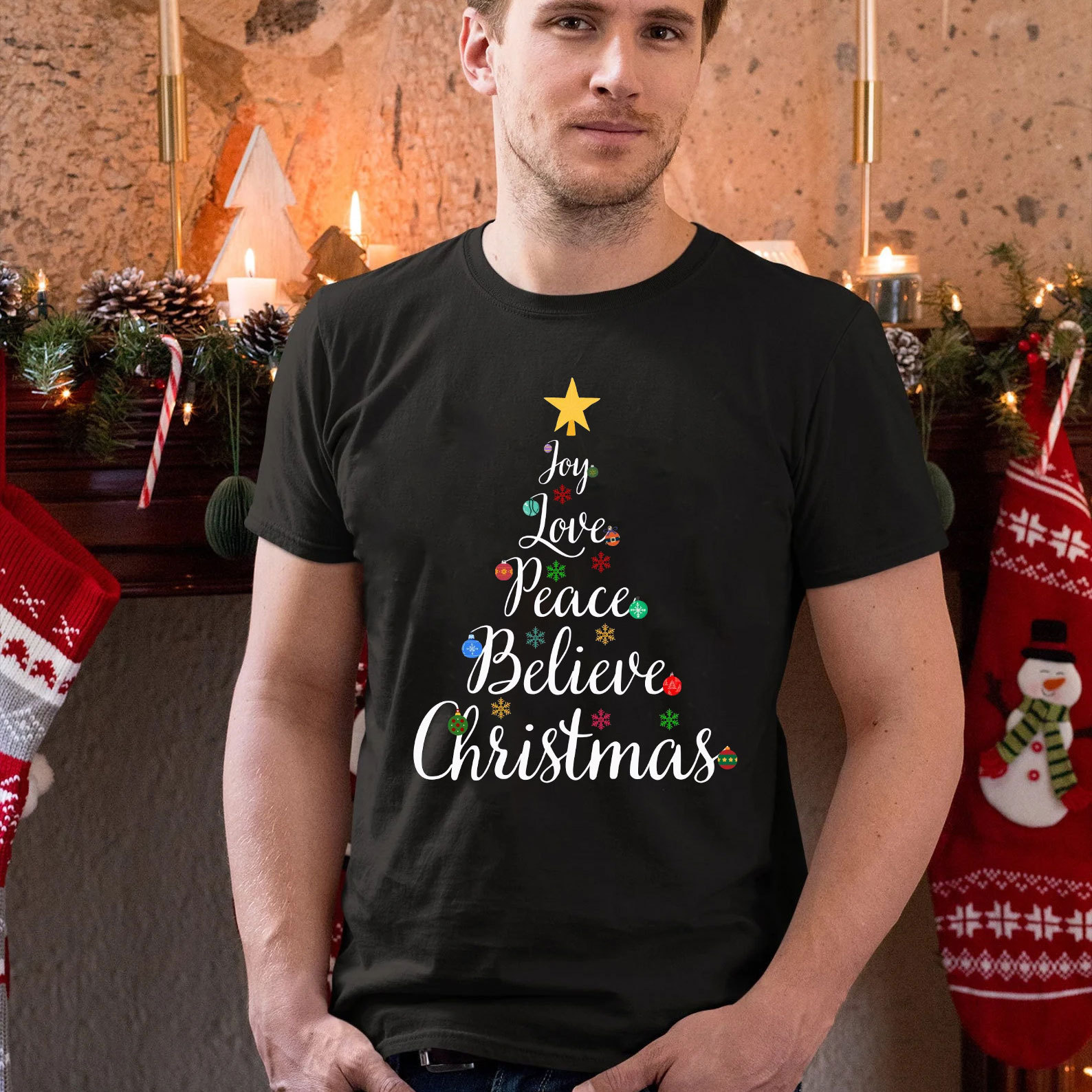 Joy In Christmas Christian T-Shirt