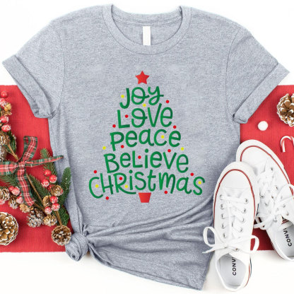 Joy Love Peace Christian T-Shirt