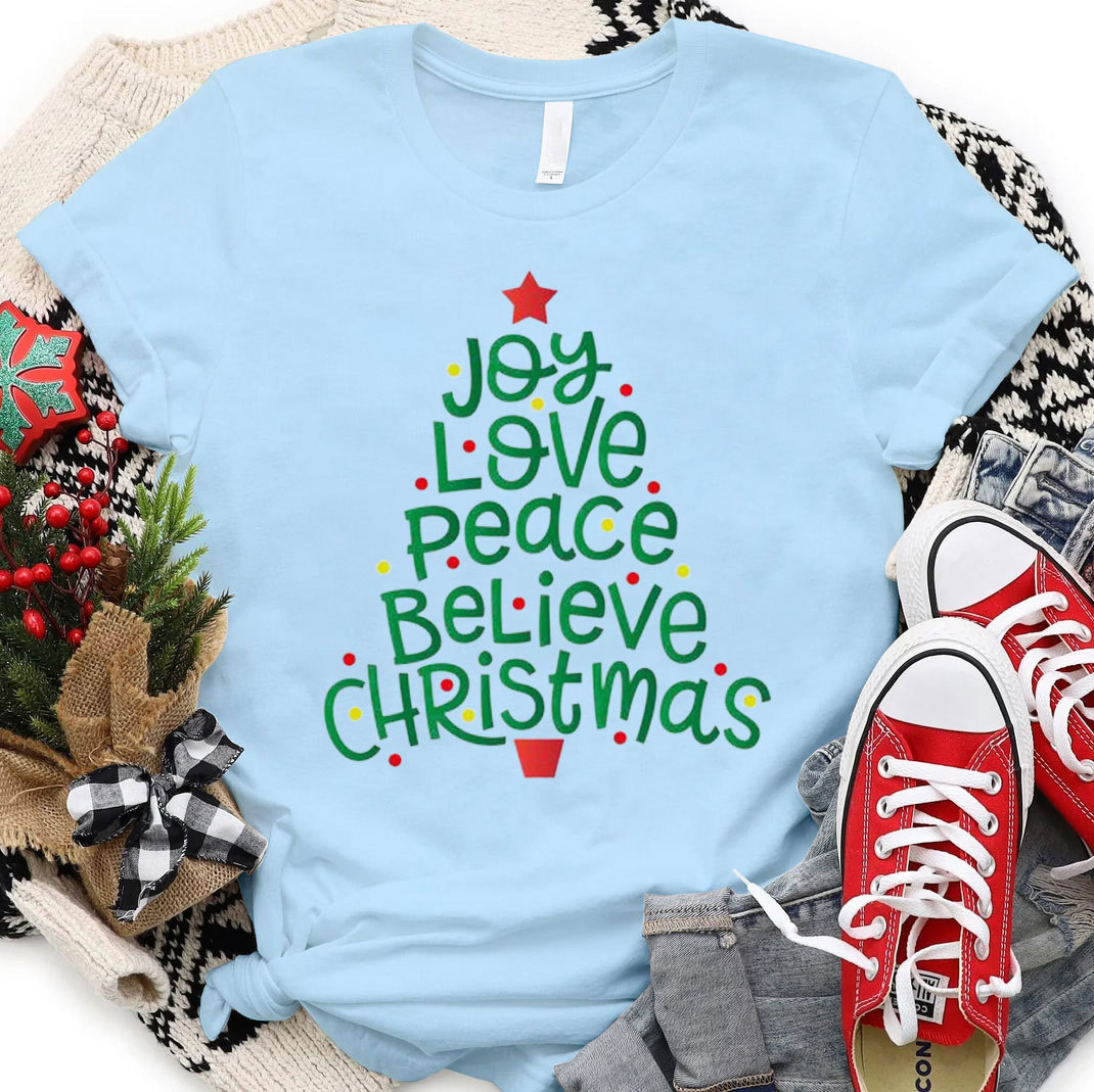 Joy Love Peace Christian T-Shirt