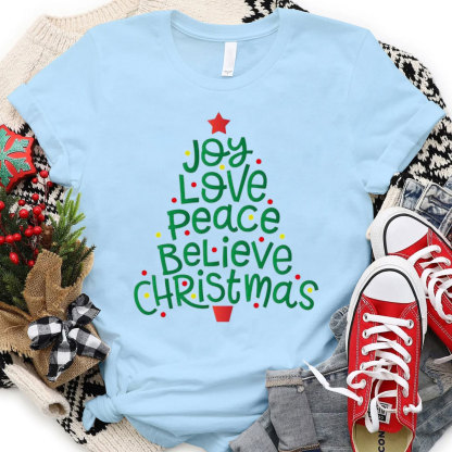 Joy Love Peace Christian T-Shirt