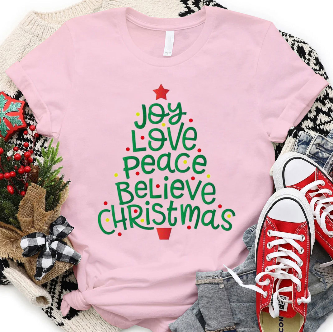 Joy Love Peace Christian T-Shirt