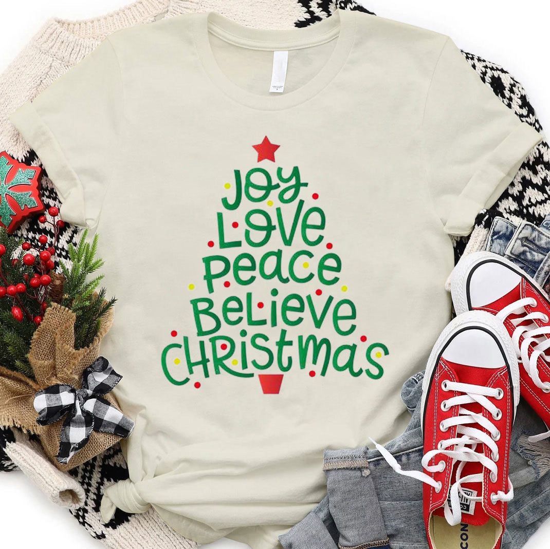 Joy Love Peace Christian T-Shirt