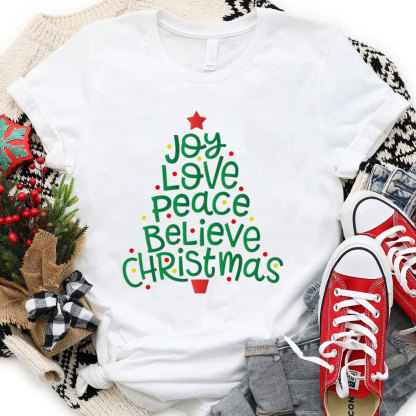 Joy Love Peace Christian T-Shirt
