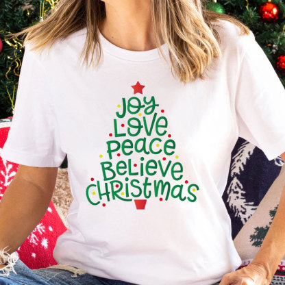 Joy Love Peace Christian T-Shirt