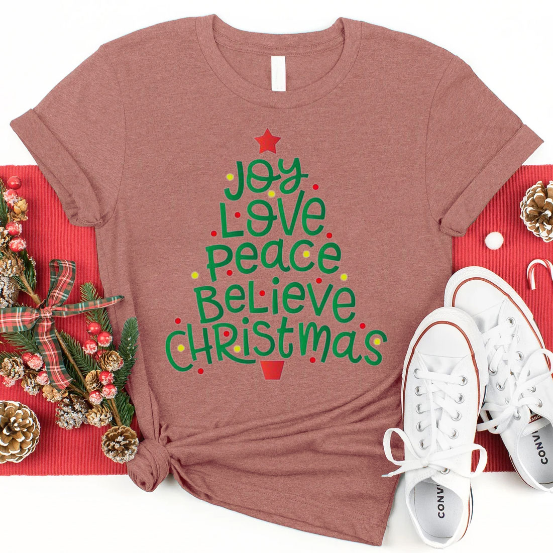 Joy Love Peace Christian T-Shirt