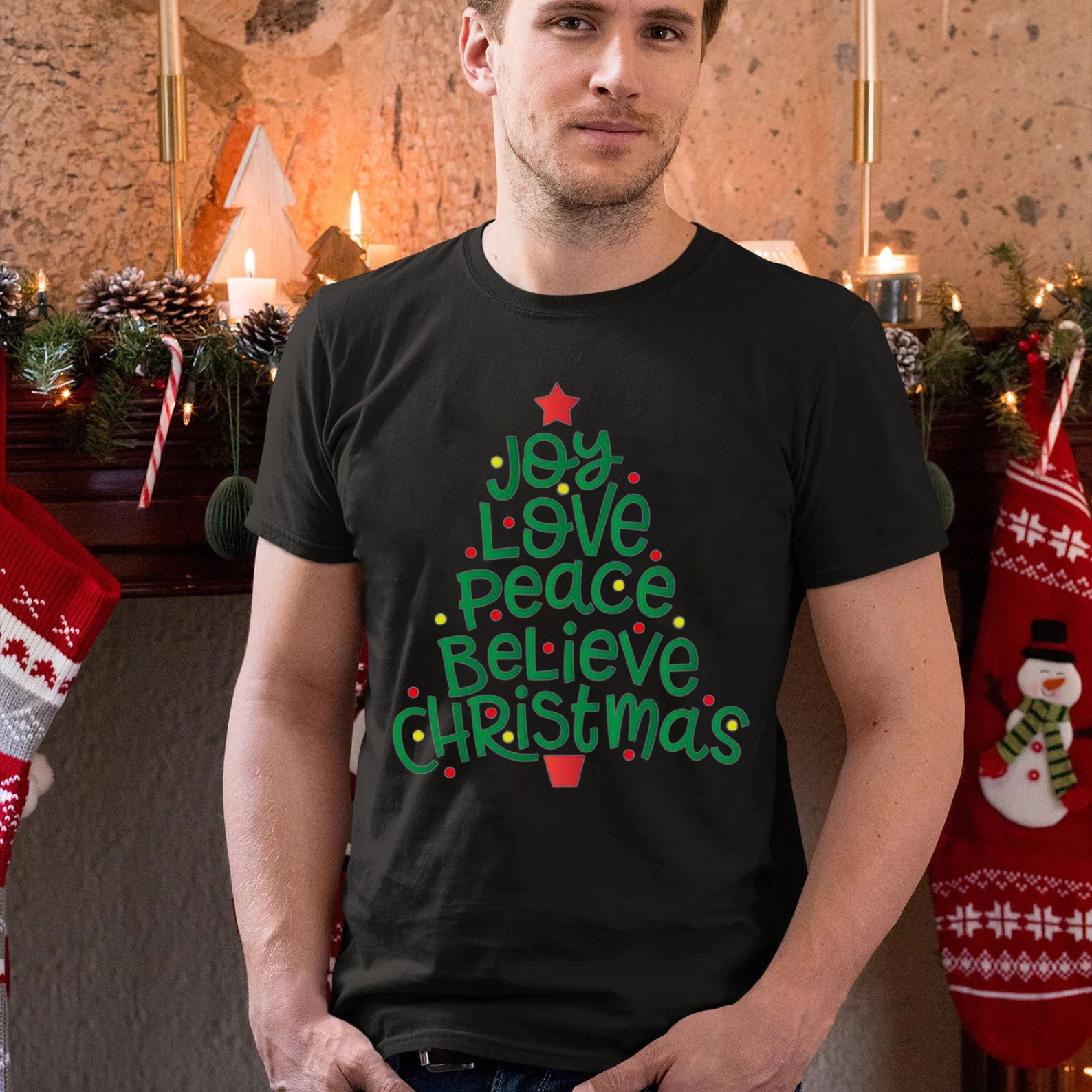 Joy Love Peace Christian T-Shirt
