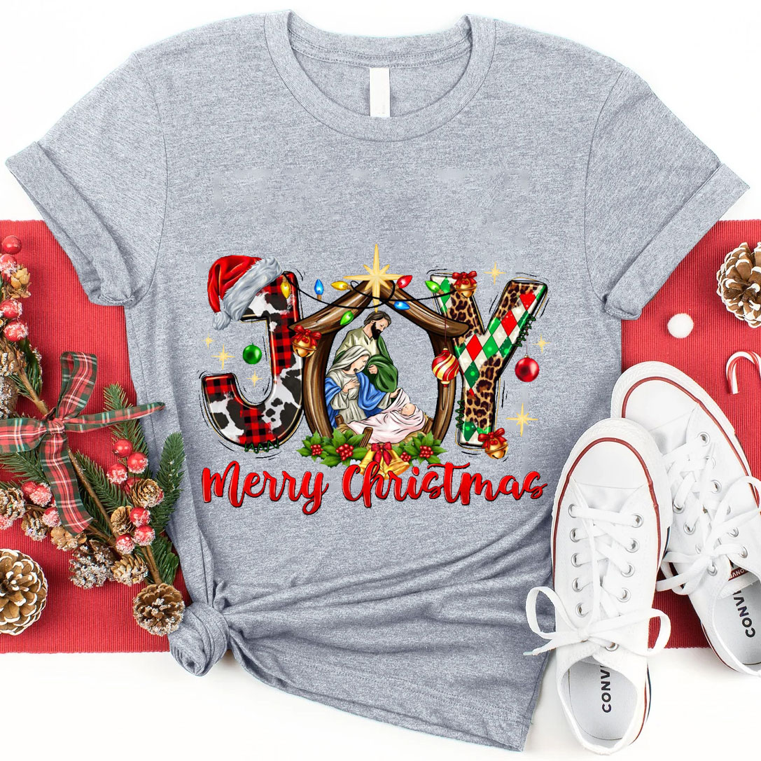 Joy Merry Christmas Christian T-Shirt