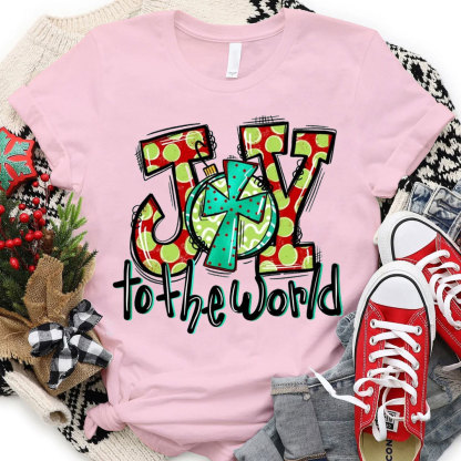 Joy To The World Christian Christmas T-Shirt