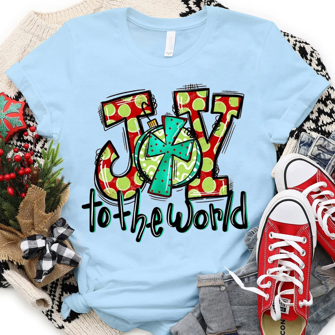 Joy To The World Christian Christmas T-Shirt