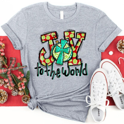 Joy To The World Christian Christmas T-Shirt