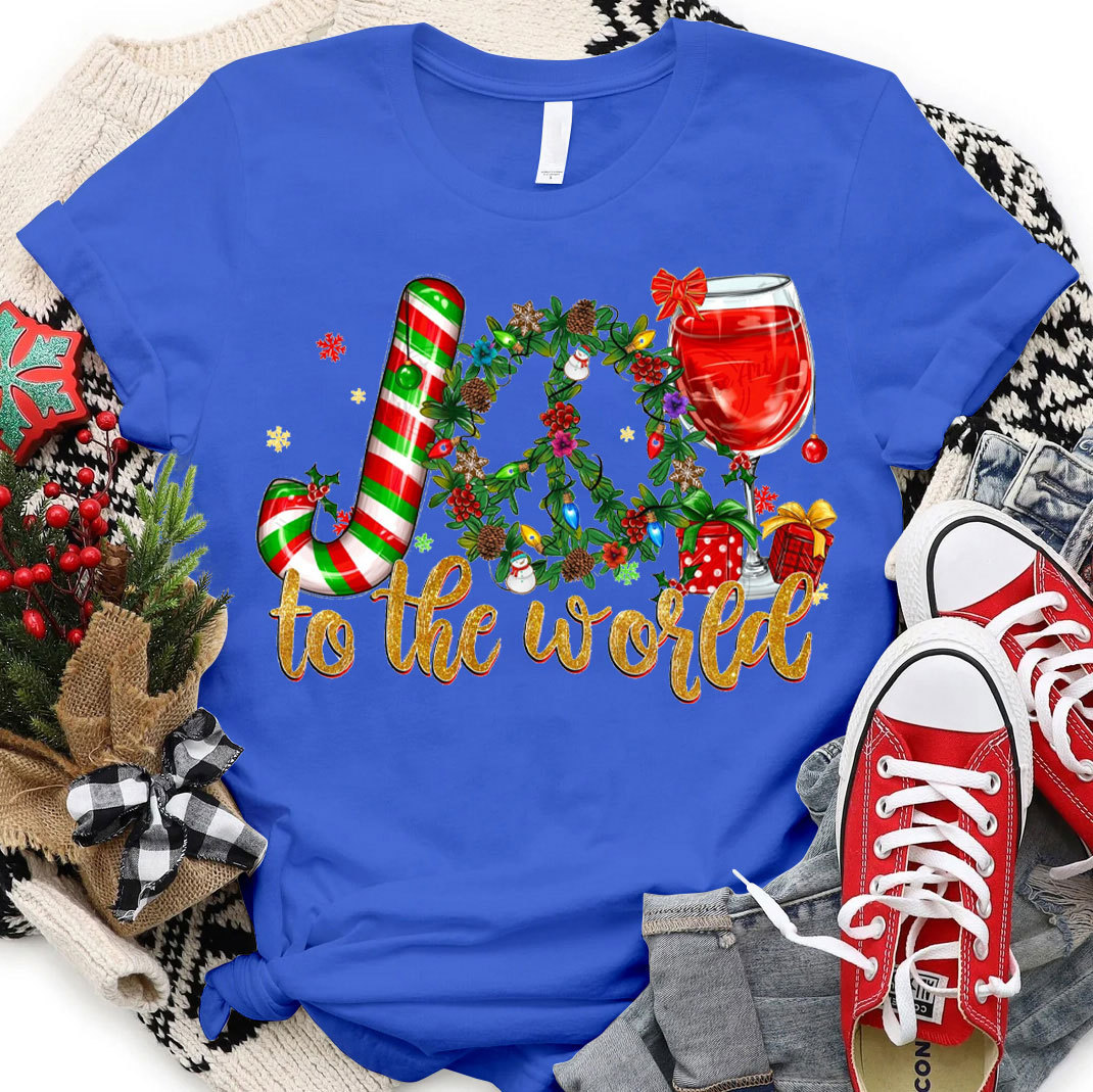 Joy To The World Christian Christmas T-Shirt