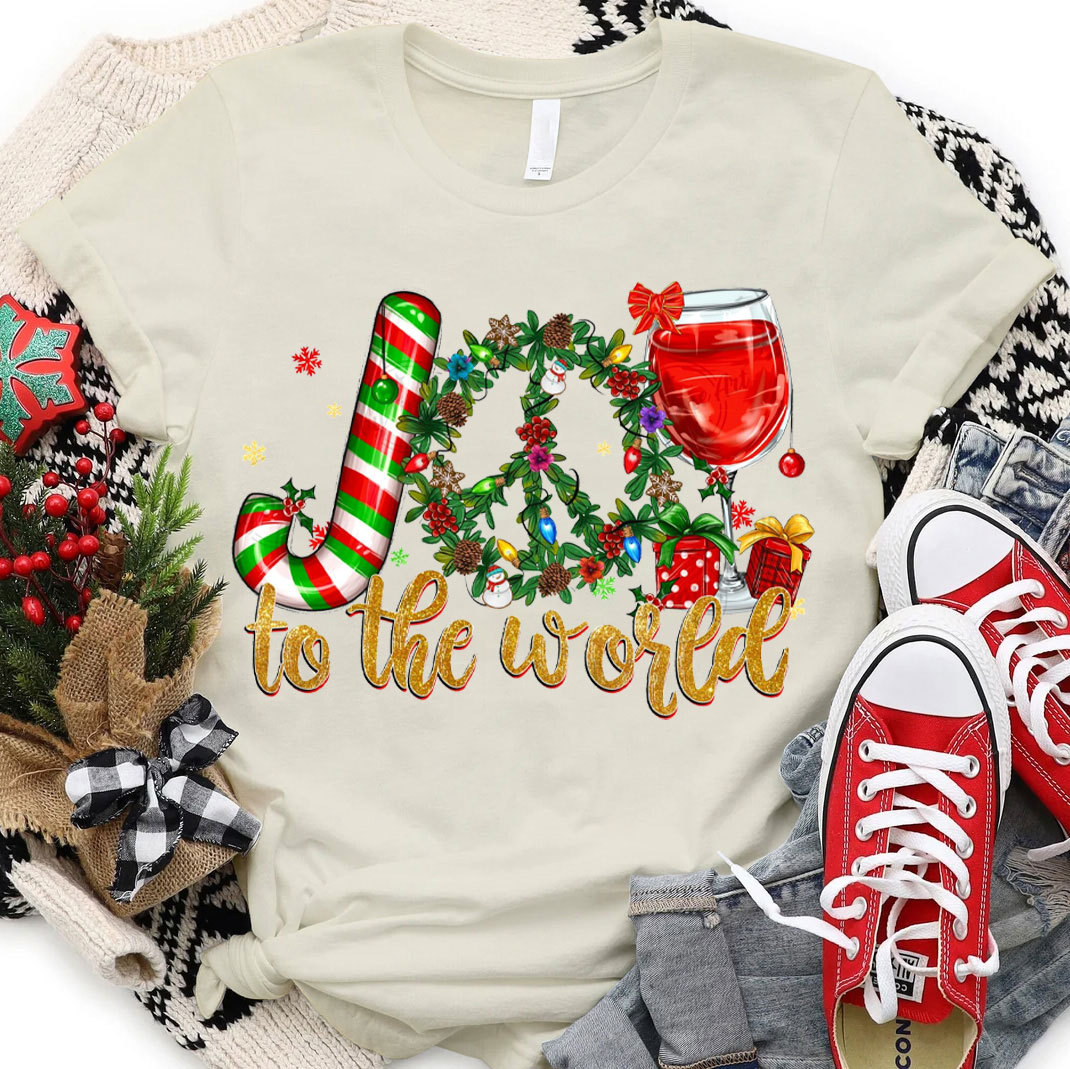Joy To The World Christian Christmas T-Shirt