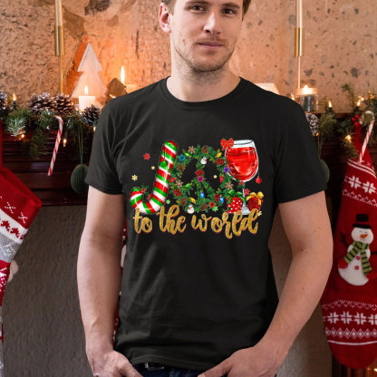 Joy To The World Christian Christmas T-Shirt