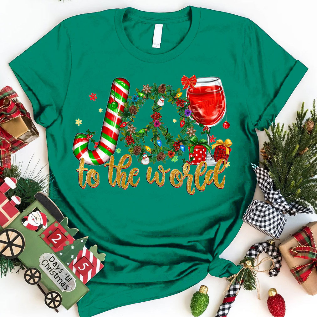 Joy To The World Christian Christmas T-Shirt