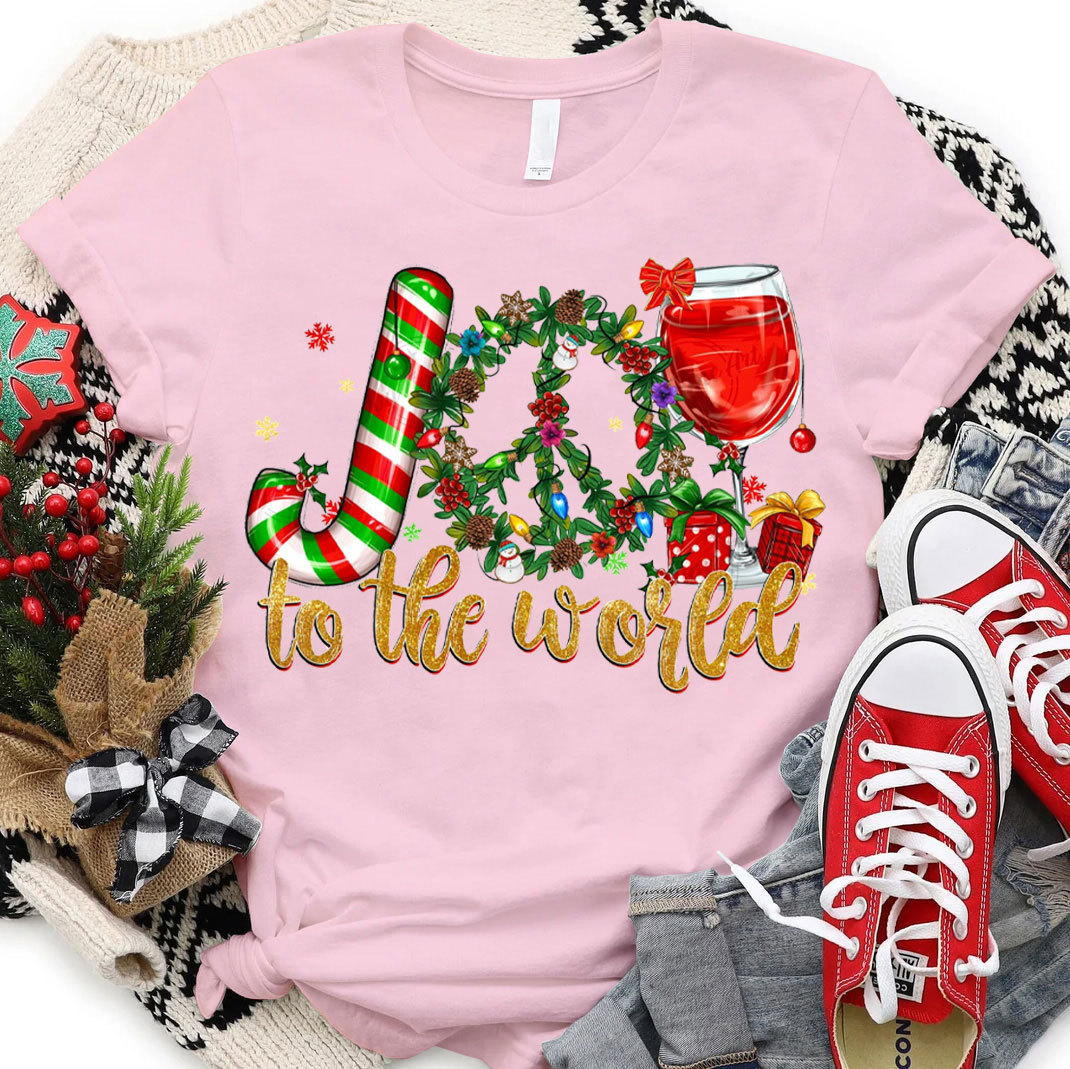 Joy To The World Christian Christmas T-Shirt