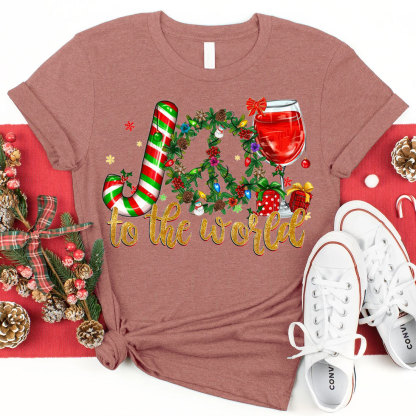Joy To The World Christian Christmas T-Shirt