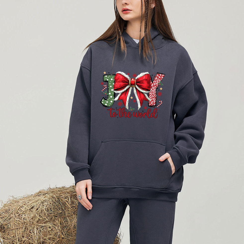 Joy To The World Christian Fleece Hoodie Set