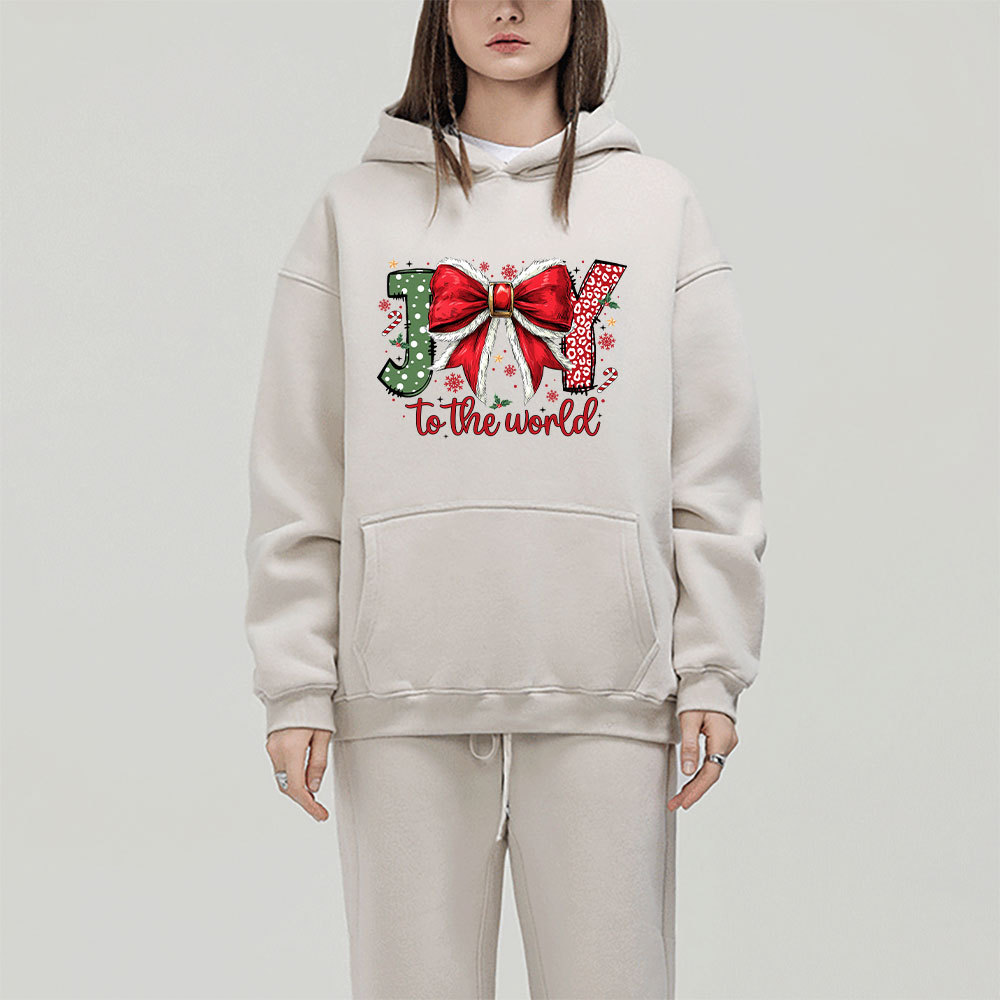 Joy To The World Christian Fleece Hoodie Set