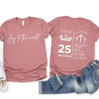 Joy To The World Christian T-Shirt