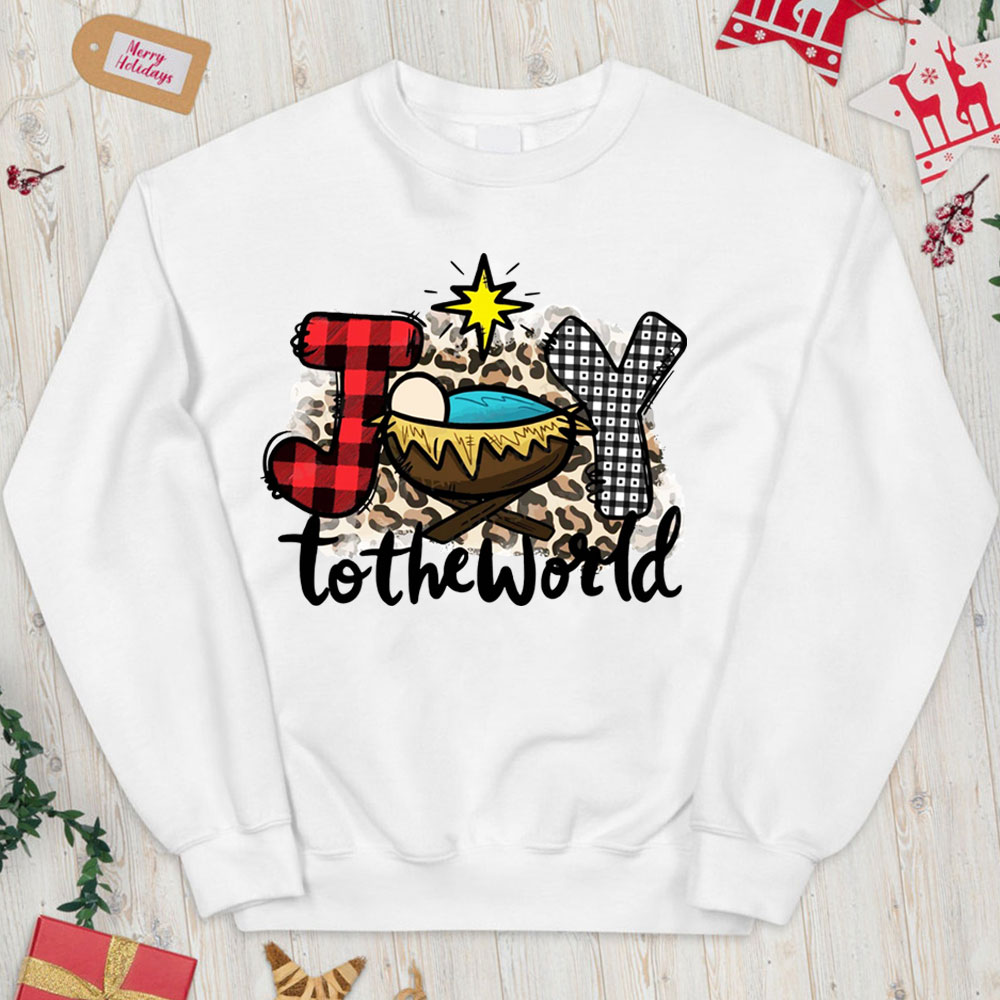 Joy To The World Christmas Christian Sweatshirt