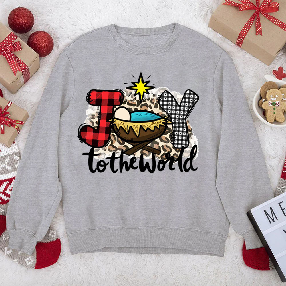 Joy To The World Christmas Christian Sweatshirt