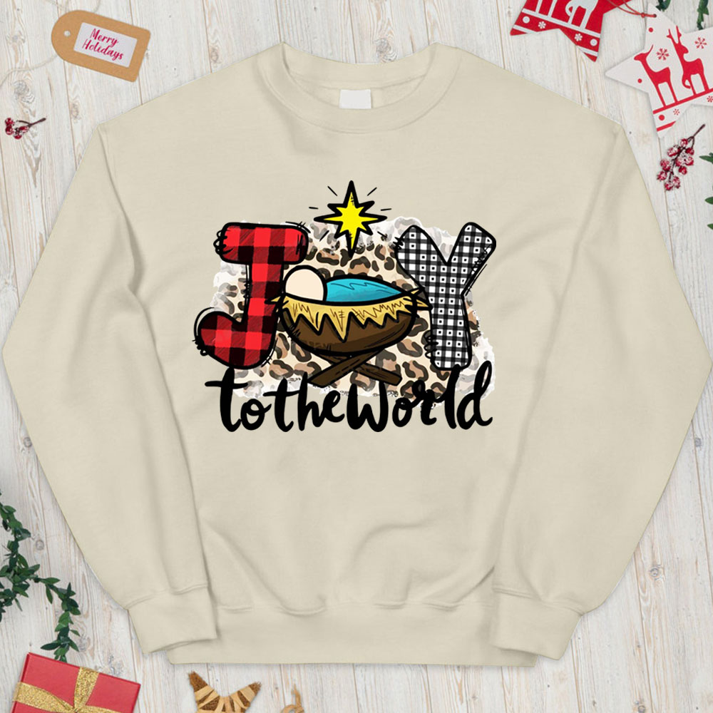 Joy To The World Christmas Christian Sweatshirt