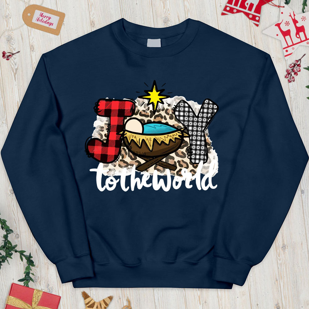 Joy To The World Christmas Christian Sweatshirt