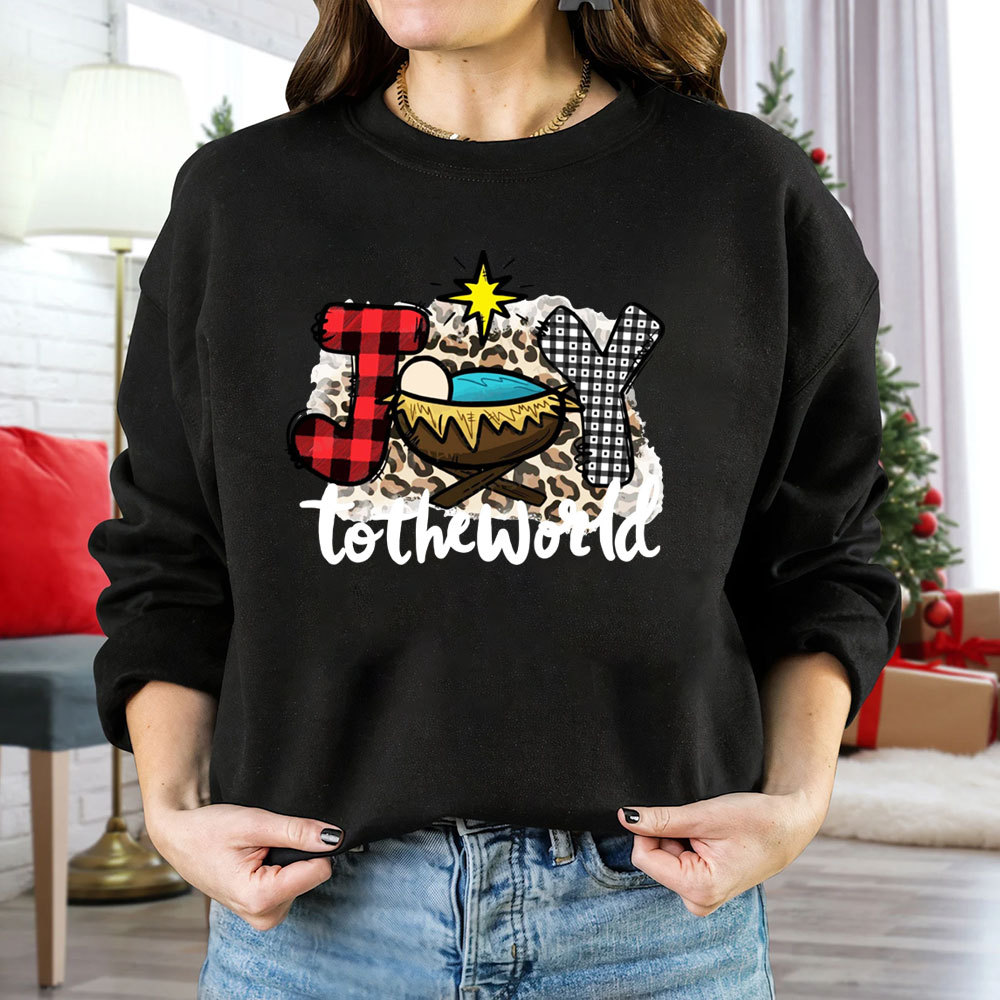 Joy To The World Christmas Christian Sweatshirt