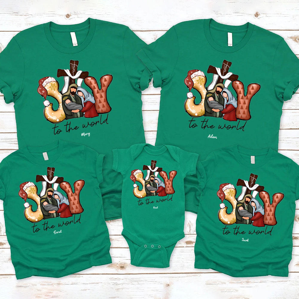 A Thrill Of Hope The Weary World Rejoice Christmas Family Matching Shirts Sale - GuidingCross