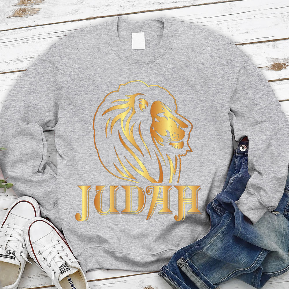 Judah Lion Of Judah Christian Sweatshirt