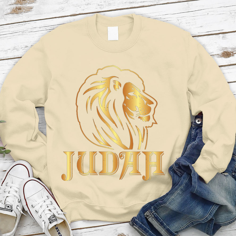 Judah Lion Of Judah Christian Sweatshirt