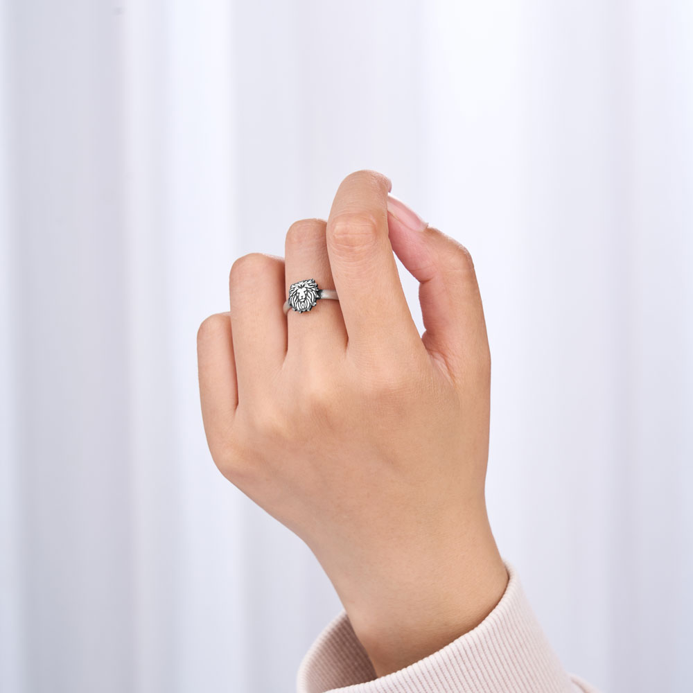 Lion Of Judah Christian 925 Sterling Silver Ring