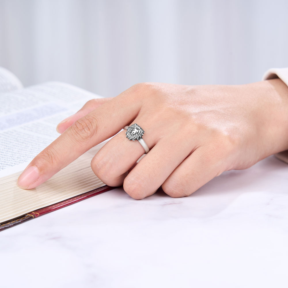 Lion Of Judah Christian 925 Sterling Silver Ring