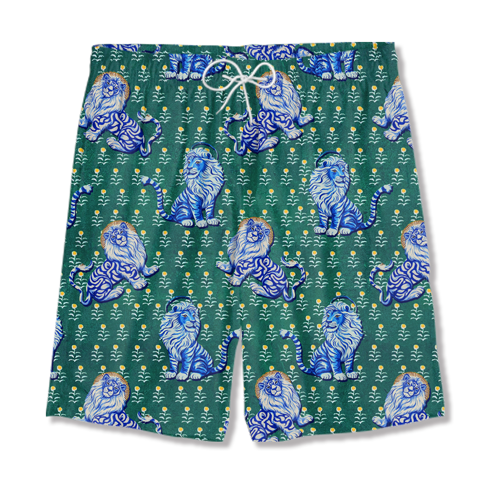 Judah Of Lion Christian Green Hawaiian Shirt 