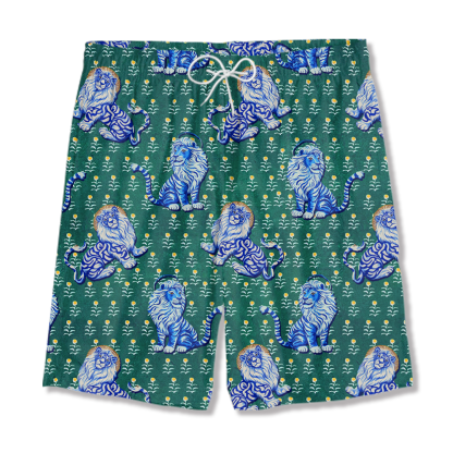 Judah Of Lion Christian Green Hawaiian Shirt 