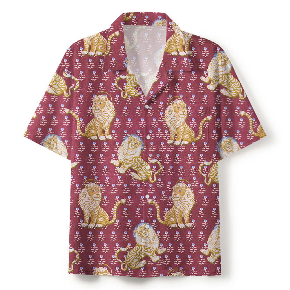 Judah Of Lion Christian Red Hawaiian Shirt 