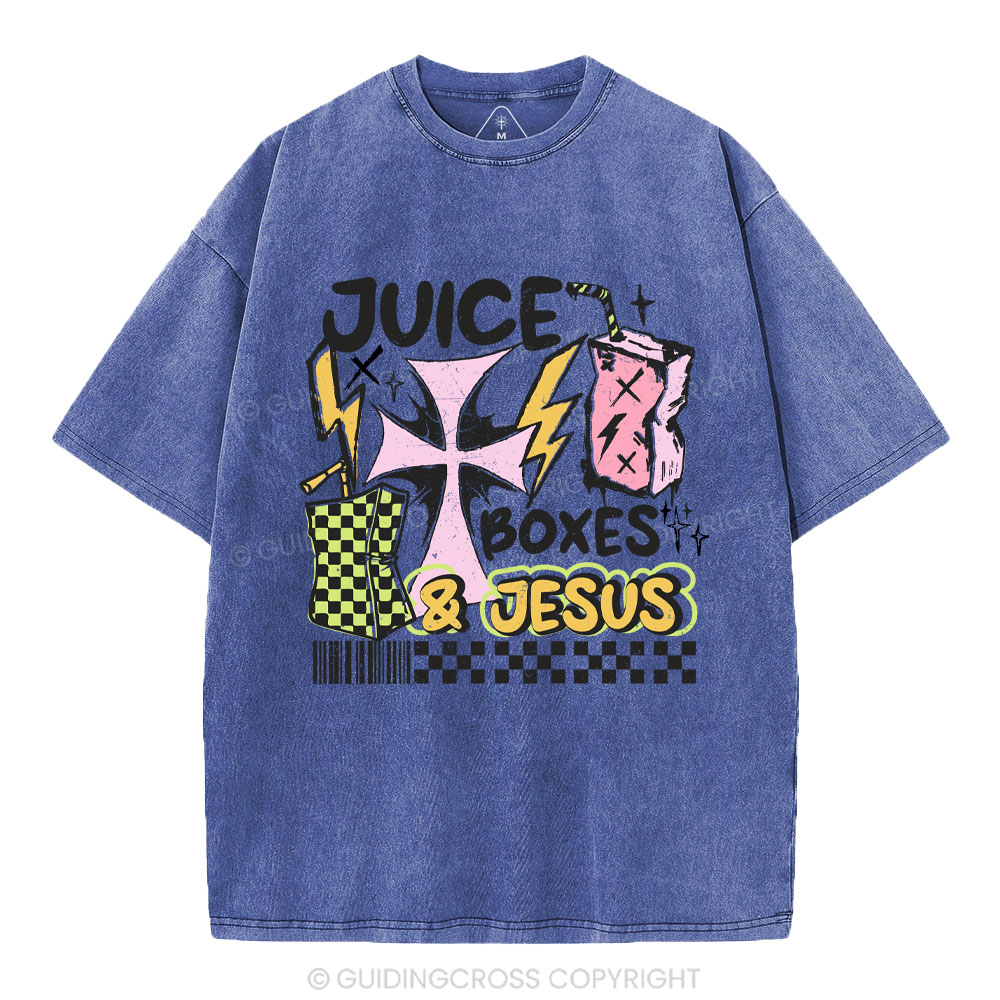 Juice Boxes & Jesus Christian Washed T-Shirt