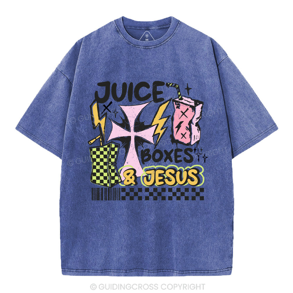 Juice Boxes & Jesus Christian Washed T-Shirt