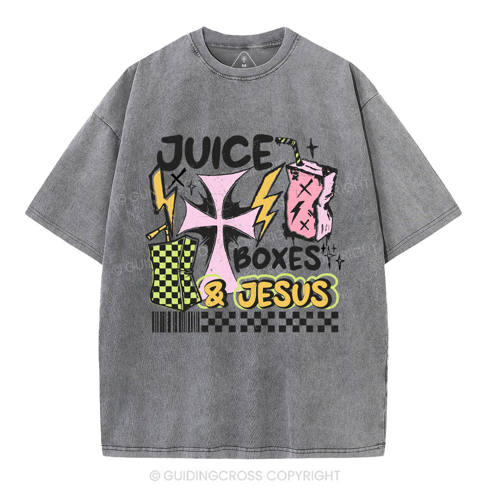 Juice Boxes & Jesus Christian Washed T-Shirt