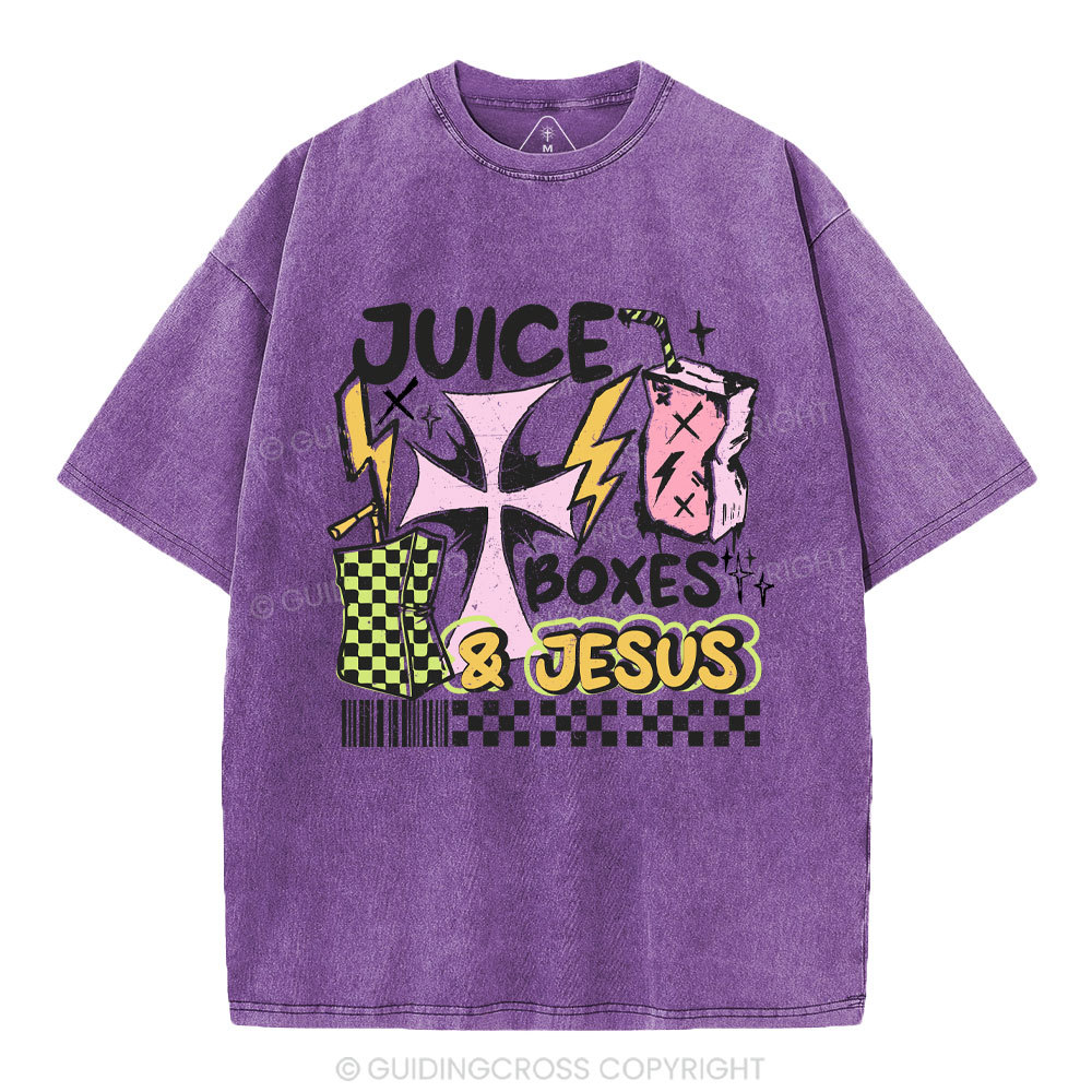 Juice Boxes & Jesus Christian Washed T-Shirt
