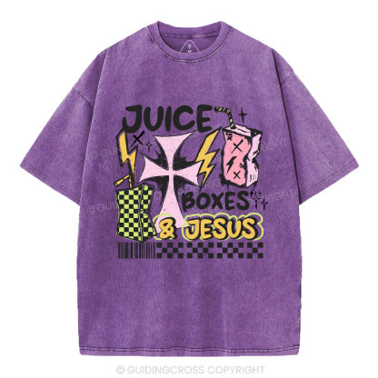 Juice Boxes & Jesus Christian Washed T-Shirt