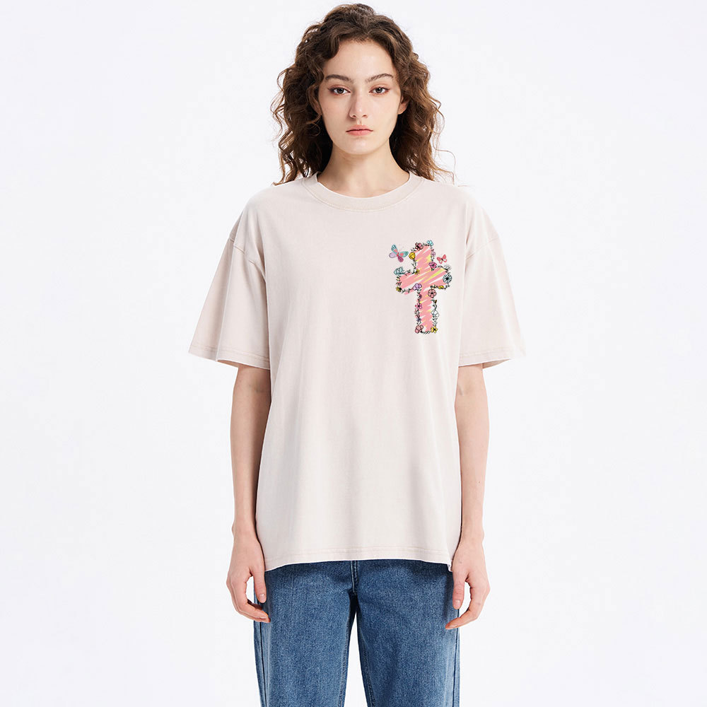 Just Be Who Made You To Be Christian Washed T-Shirt