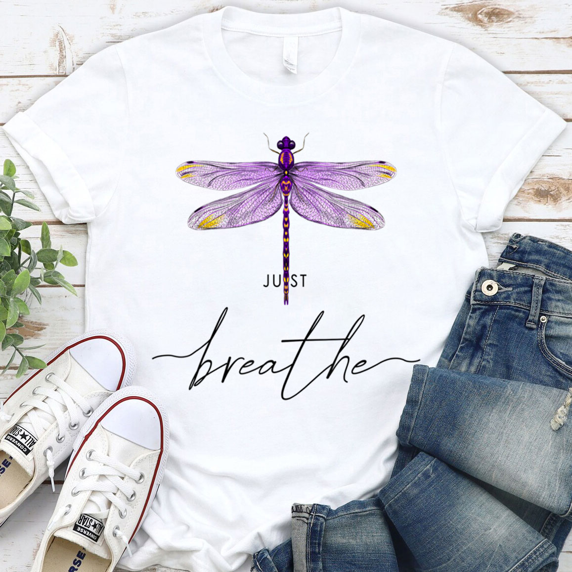 Just Breathe Christian T-Shirt
