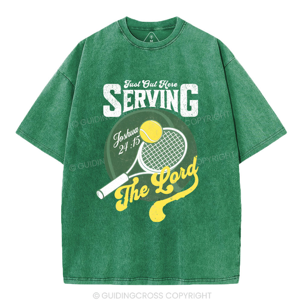 Just Out Here Serving Washed T-Shirt