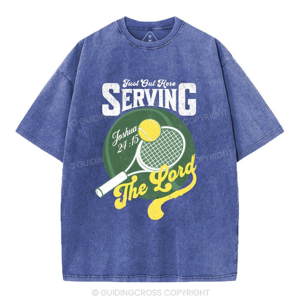 Just Out Here Serving Washed T-Shirt