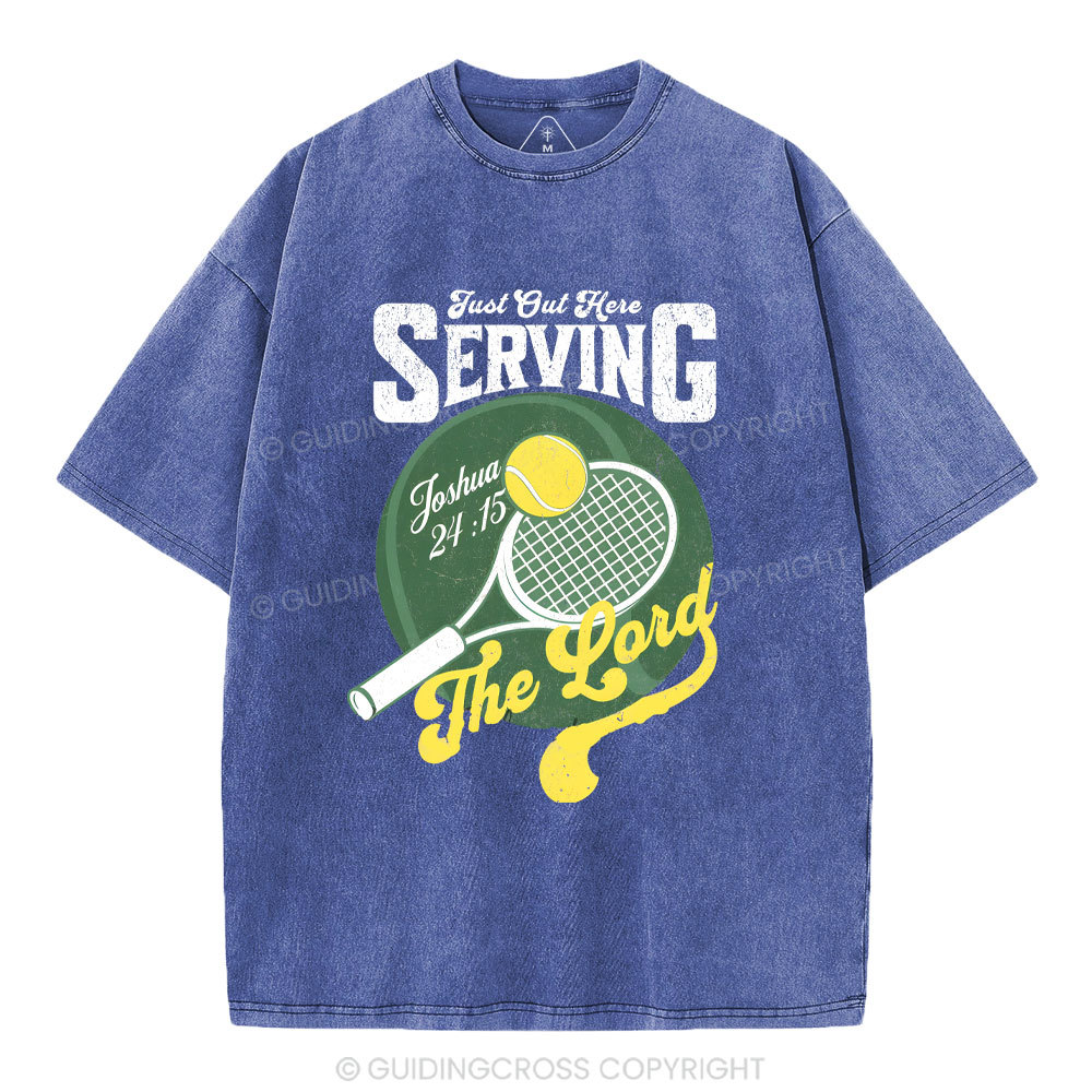 Just Out Here Serving Washed T-Shirt